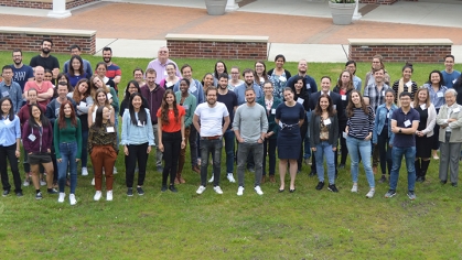 Group photo, students and faculty from RU and Wageningen University