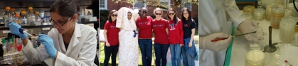 Students in the Microbial Biology Graduate Program