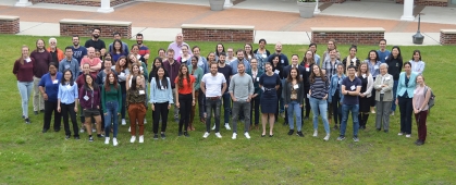 Group photo, students and faculty from RU and Wageningen University