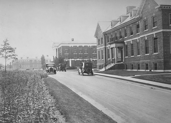 Martin Hall, administrative building on Lipman Drive.